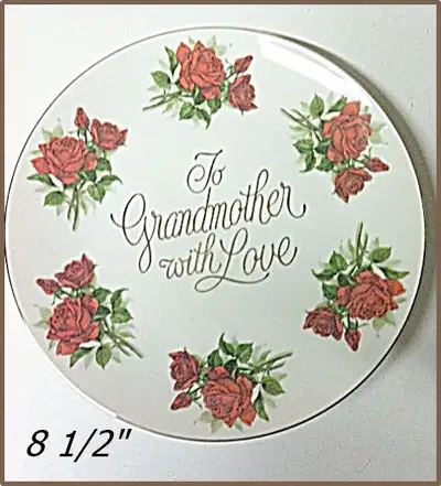 Grandmother With Love Plate, View more