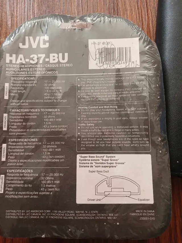 JVC blue super bass headphone63006662354049122