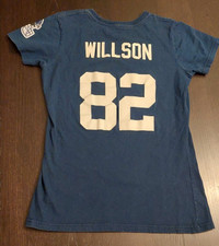 Licensed Luke Willson Seattle Seahawks women's shirt great shape