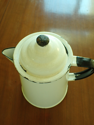 White Enamel Coffee, Water Kettle, View more