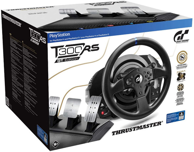 Thrustmaster T300RS GT  Racing Wheel (PS4/PS5) - NEW IN BOX in Sony Playstation 5 in Abbotsford