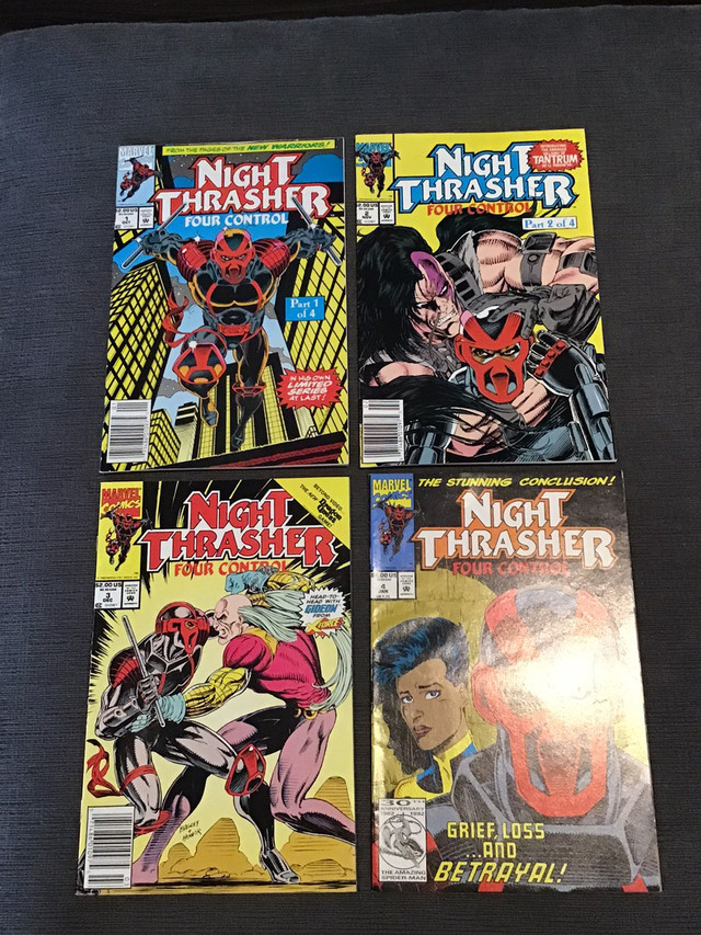 Night Thrasher Four Control #s 1-4 in Comics & Graphic Novels in St. John's