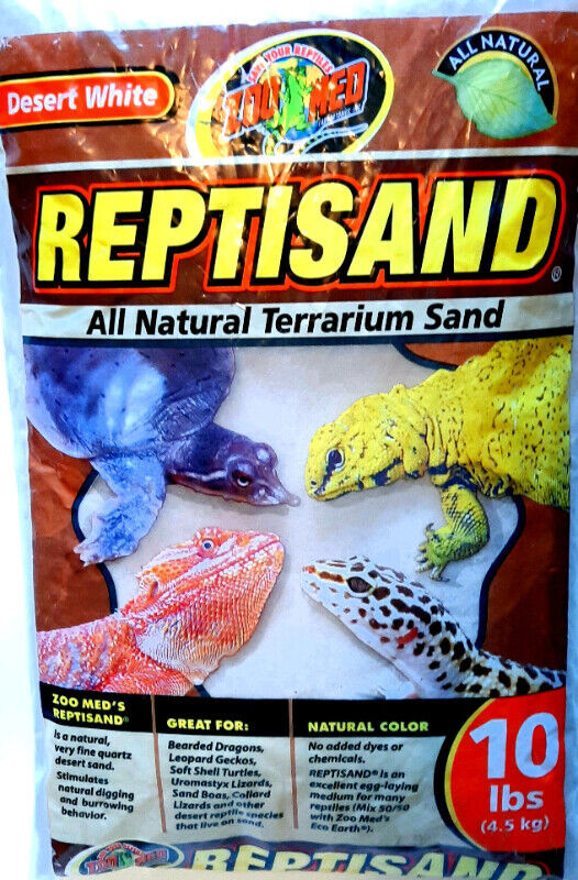 Zoo Med ReptiSand Terrarium Sand Desert White 10 lb, No Tax in Accessories in Kitchener / Waterloo