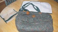 Paisley Green Diaper Bag