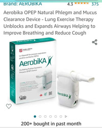 AEROBIKA natural mucus and phlegm clearance device