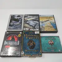 PC Game lot with boxes
