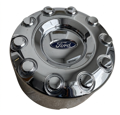 Ford F-450, F-550, F-600 Rear OEM Chrome Center Cap, View more