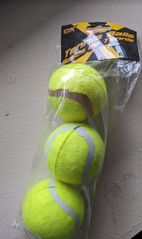 TENNIS BALLS 3pack - $10 (Yonge College) in Tennis & Racquet in City of Toronto - Image 3