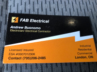 FAB ELECTRICAL INC. Licensed and Insured Electrical Contractor