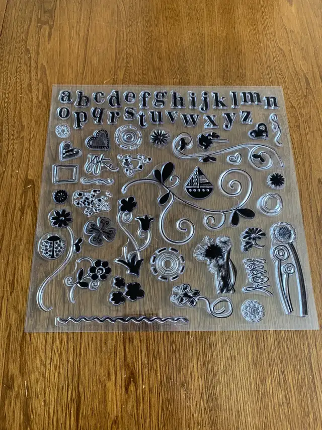 12x12 Clear Stamp Set