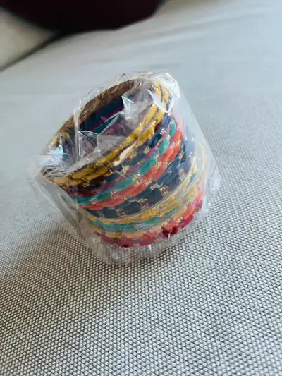 Kids bangles set new Size of bangle 2.5 diameter $4 firm Pickup is erinmills and eglinton Smoke and...