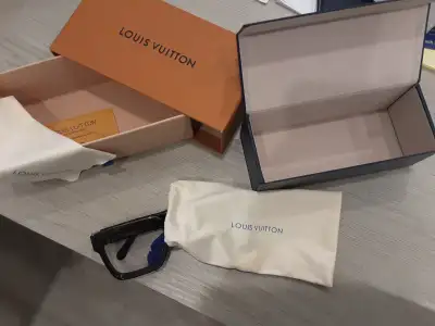 LOUIS VUITTON Z1358E Glasses 1.1 Clear Millionaire 55□17 Plastic, View more