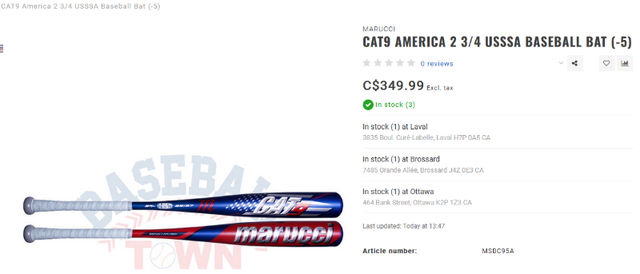 *SOLD* Marucci CAT9 Youth USSSA Baseball Bat 32"/27oz drop -5 in Baseball & Softball in Markham / York Region - Image 10