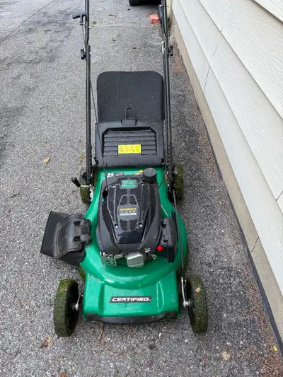 Certified gas push mower, View more