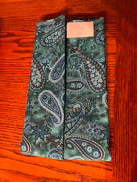 Teal Blue-Green Paisley Fabric For Sewing, Quilting, Crafts