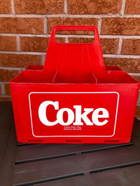 Caisse de plastique six bouteilles, 6 pack de Coca Cola de Coke