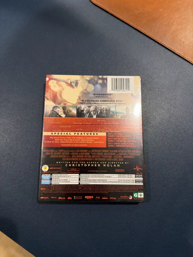 Oppenheimer Steelbook - 4K Blu-ray in CDs, DVDs & Blu-ray in Markham / York Region - Image 5