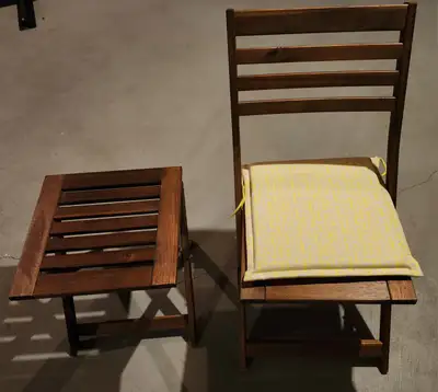 Patio chair and table set, View more