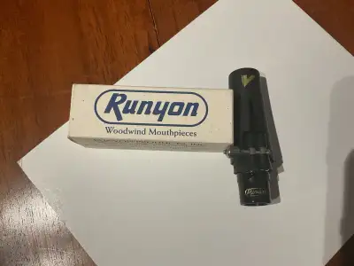 VINTAGE RUNYON C MELODY TENOR SAXOPHONE  MOUTHPIECE #6..MINT, View more