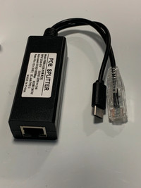 POE Splitter, Power over Ethernet Adapter Type C USB (GC4)