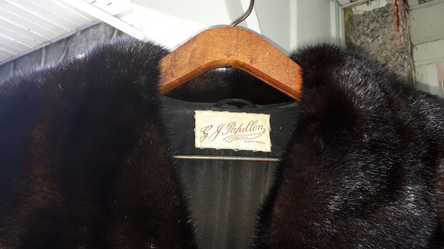 Manteau de vison "Black Diamond" G.J. Papillon. Gr: 13-14 ans dans Hommes  à Laurentides - Image 3