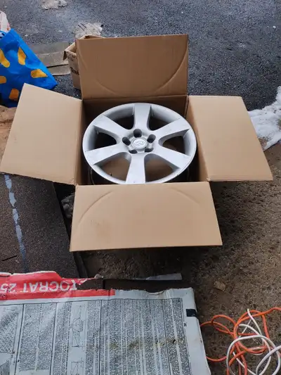 I am selling four Hyundai aluminum rims. Used for one season for my winter tires. All details in ter...