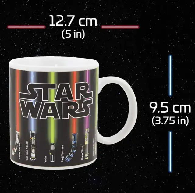 Star Wars Heat Change Cofee Mug 300ml in Kitchen & Dining Wares in Mississauga / Peel Region - Image 4