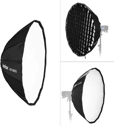 Godox AD-S85W Softbox with Grid (White), View more