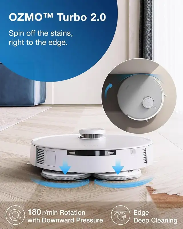 ECOVACS DEEBOT T10 Omni Robot Vacuum and Mop, Hot Water Mop in Vacuums in Kitchener / Waterloo - Image 7