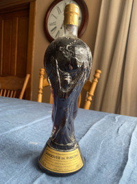 FIFA Italia 90 World Cup 1990 Trophy shaped wine bottle 