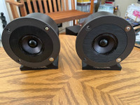 Pair of Diatone tweeters in Realistic Super Tweeter enclosures