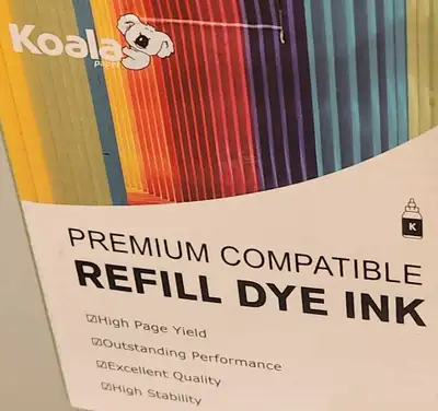 Printer Ink Refill - Koala Black Refill Dye, View more