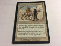 1999 RENOUNCE #42MAGIC THE GATHERING Mercadian Masques UNPLYD NM