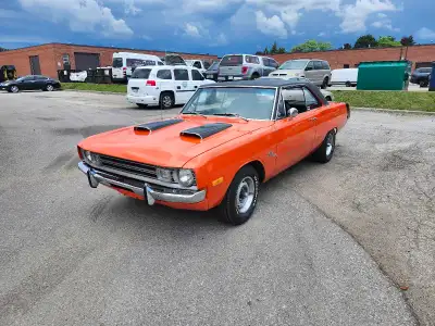 1972 Doge Dart, 383 big block mopar, 8-3/4 rear end, mild cam, big bolt rally wheels, original vinyl...