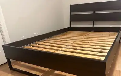 Dropoff$:Double Sz bed frame with slats , View more