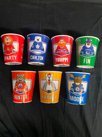 Tim Horton’s Kid’s Meal Cups NHL Mascots