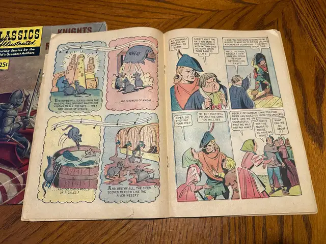 Classic Illustrated Comics, The Pied Piper, Knights of the Round in Comics & Graphic Novels in Kingston - Image 8