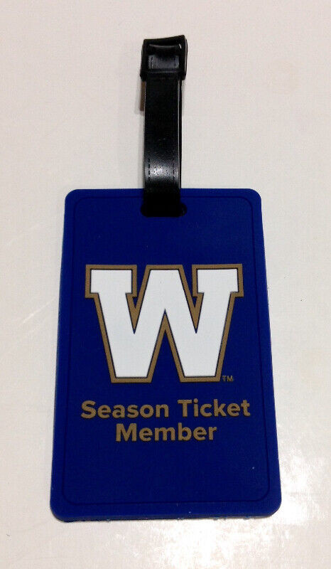 Blue Bomber Season Member Luggage Bag Tag ~ New in Arts & Collectibles in Winnipeg