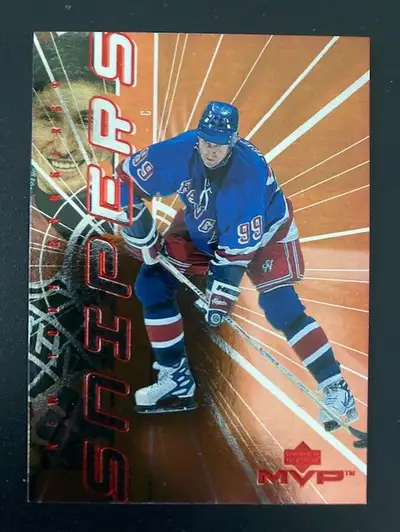 1998-99 Upper Deck Wayne Gretzky MVP Snipers Insert card (SO2), View more