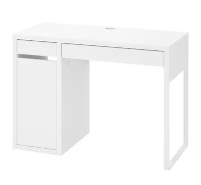 IKEA white Micke desk, View more