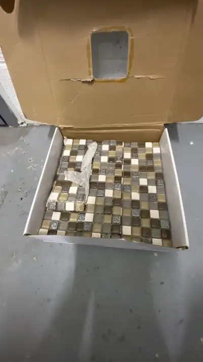 Glass Back-Splash Mosaic tiles 6 SQ F., View more