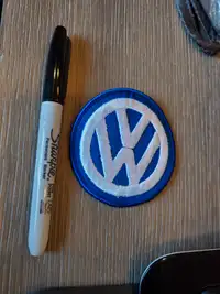 3" Old school VW Volkswagen iron on badges