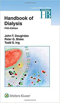 Handbook of Dialysis 5th Edition 9781451144291