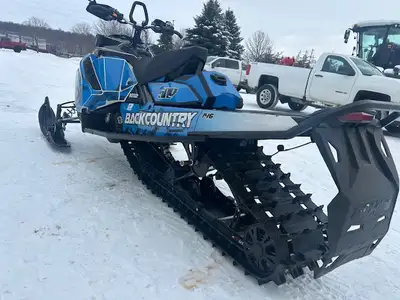 2019 Skidoo Backcountry 850 Handgaurds, small pop up mirrors Roller ski retractable wheel kit Custom...