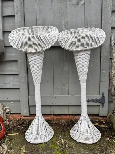 vintage wicker wedding decor, View more