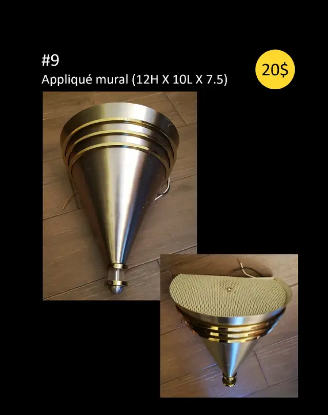 Applique Murale in Indoor Lighting & Fans in City of Montréal - Image 2