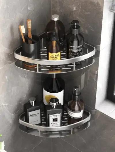 Aluminum Punch Free Corner Shelf, View more