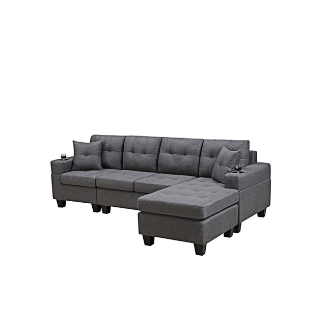 Affordable Living Room Elegant 4-Seater Sectionals Sofa on Sale in Couches & Futons in Brantford - Image 3