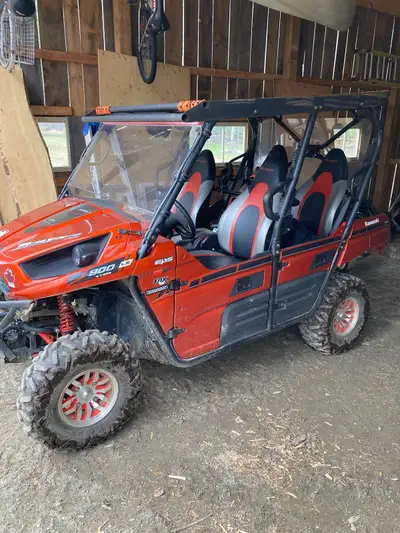 Selling a used 2015 Kawasaki Teryx 800 side-by-side. In great shape. No issues comes with stereo win...