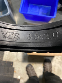 Solid 8.5x2 electric scooter tire.. 